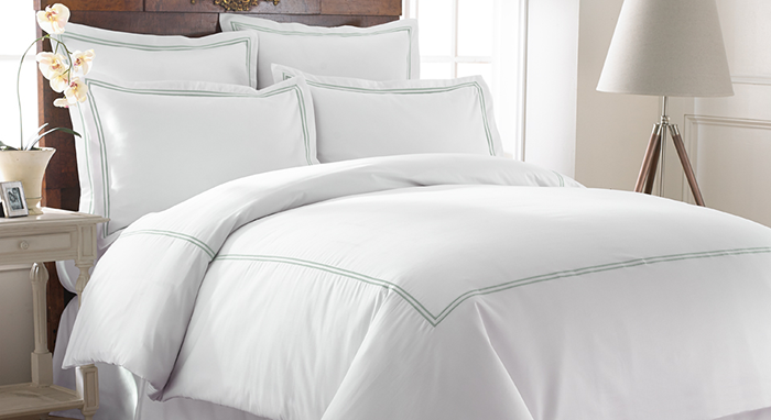 T600 DUVET SET SILVER